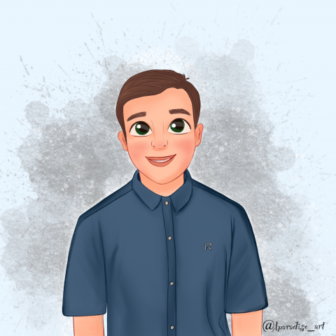 Портрет в мультяшном стиле