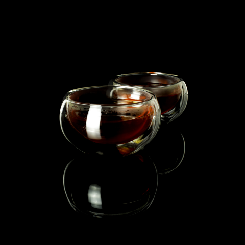 Tea set with tea for the restaurant menu