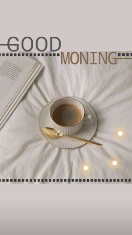 Макет Доброе утро