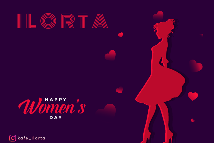 Баннер для кафе "ILORTA" 8 марта