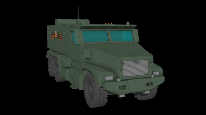 Игровая модель Урал-63095