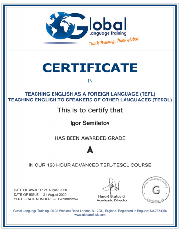 TEFL A