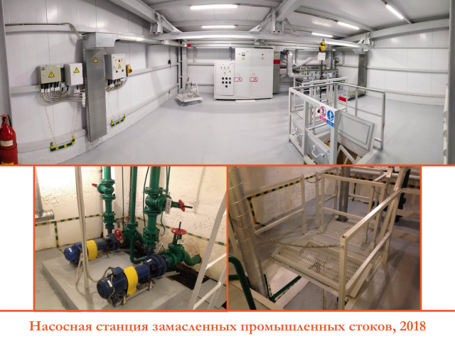 Насосная станция замасленных промышленных стоков, 2018