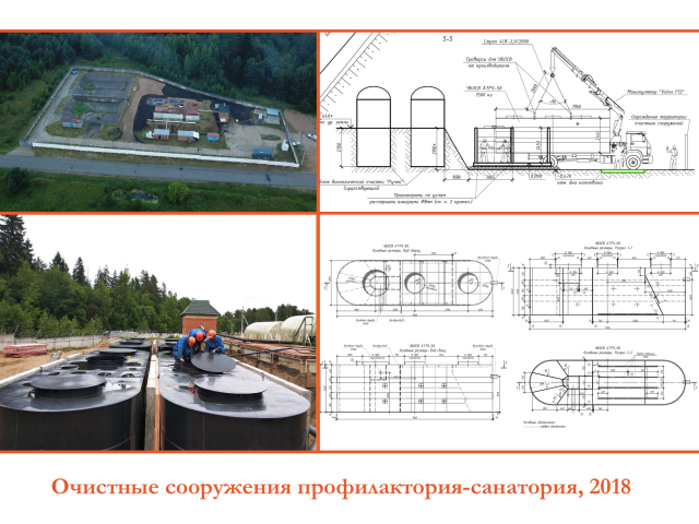 Очистные сооружения профилактория-санатория, 2018