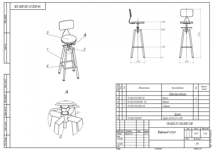 Барный стул