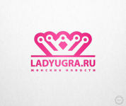 Логотип для сайта женских новостей ХМАО Ladyugra