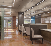 Банк - операционный зал.