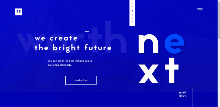 Адаптивная верстка сайта "BS"