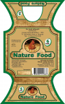 дизайн этикетки на упаковку яиц /Nature Food/