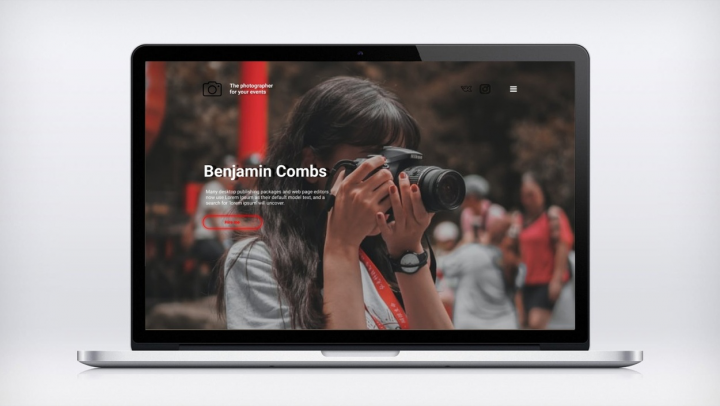 Сайт фотографа