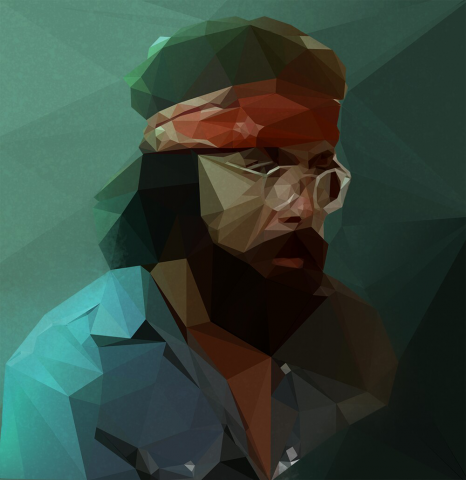Цифровой Портрет Low poly