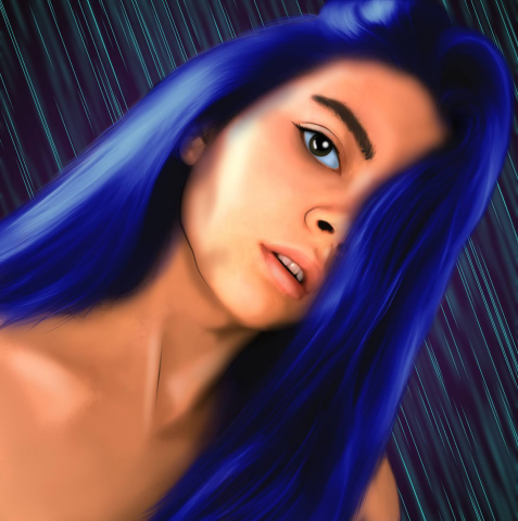 Обработка фотографий в стиле digital art