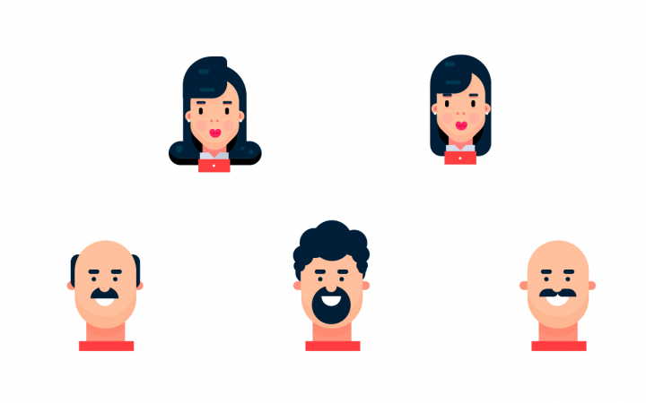 Иллюстрация лиц