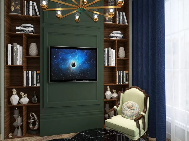 Небольшая гостиная в классическом стиле.