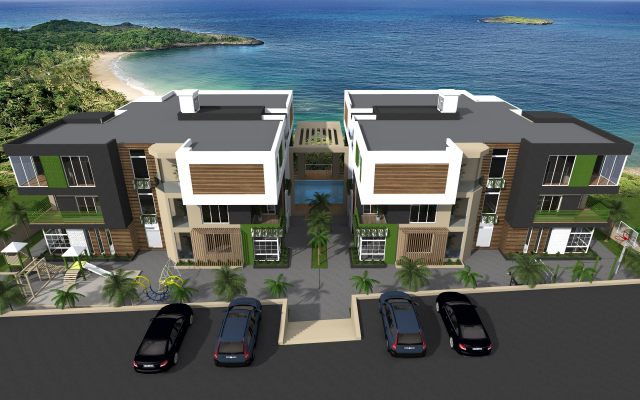 Фасад жилого дома г.Сочи