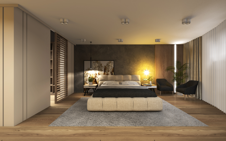 Спальня минимализм