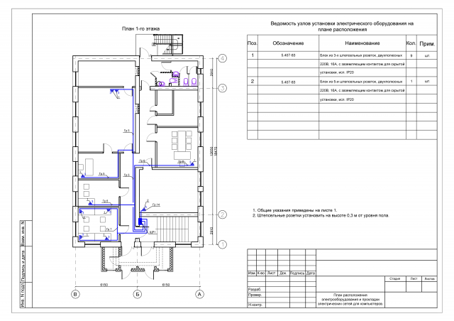 Марка ЭОМ. Административное здание