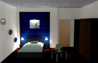 Освещение комнаты (спальня)