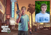 портрет в стиле GTA5