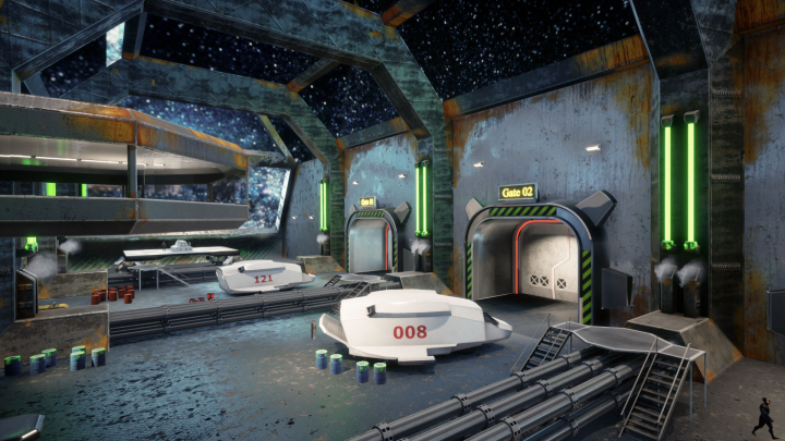 Проект игровой локации в Unreal Engine 4