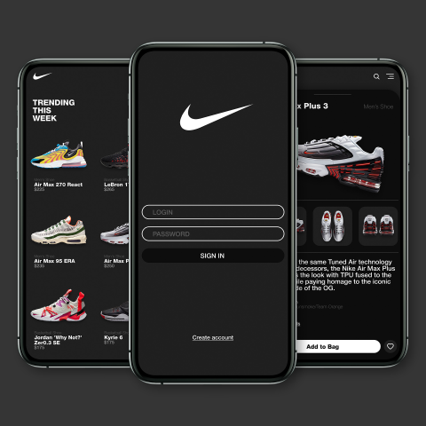 Nike Sneaker Shop Mobile App