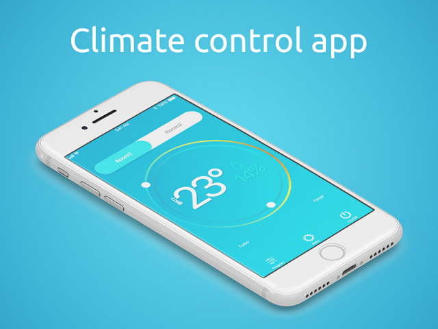 Climate control app for iOS