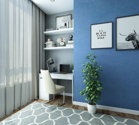 Интерьер с мебелью IKEA