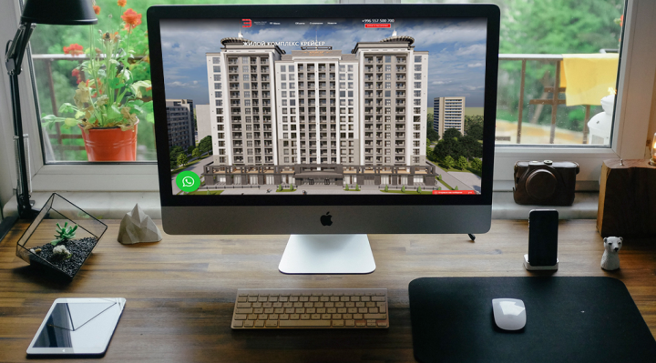 Информационный сайт для строительной компании ""Эмарк Групп"