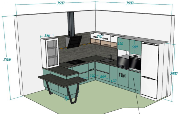 кухонный гарнитур_