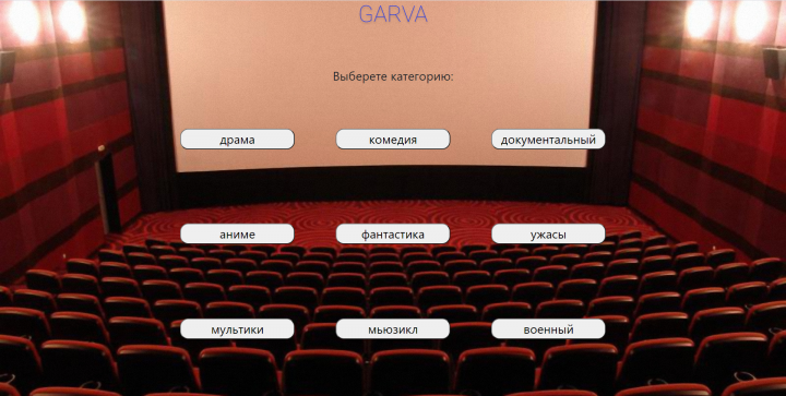 Сайт про фильмы
