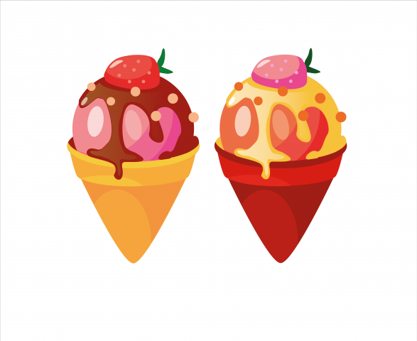 Милая и вкусная иллюстрация на тему Еда