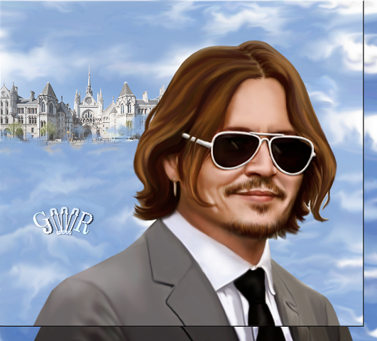 Диджиталь арт. Джонни Депп