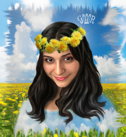 Махика Рампал. Диджитал арт.