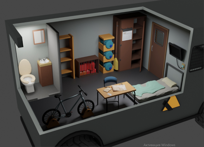 Zombie house on wheels