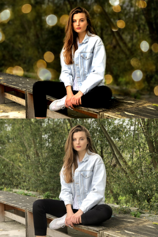 Замена фона