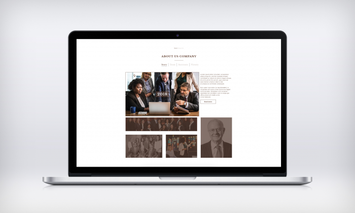 Law Company - внутренняя страница