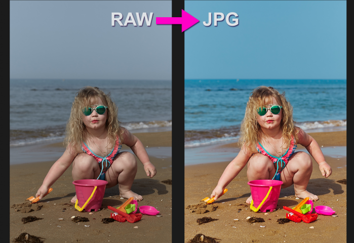 конвертация из RAW в JPG