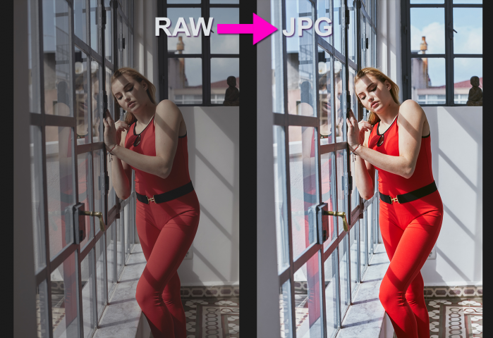 конвертация из RAW в JPG