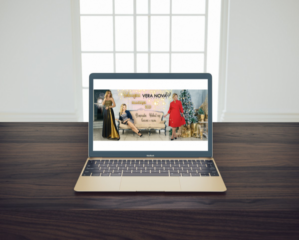 Баннер для магазина Vera Nova