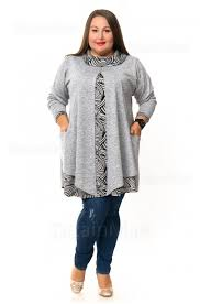 Туники для полных