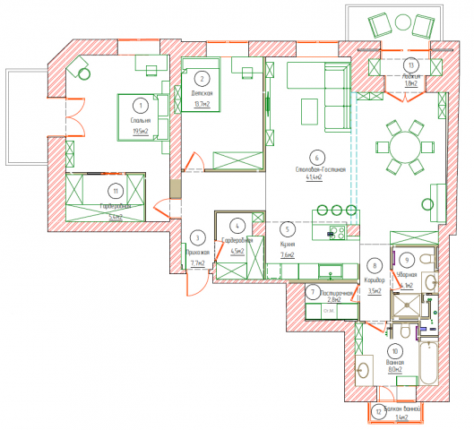 Квартира в сталинке