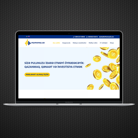 Создание сайта Mymoney.az