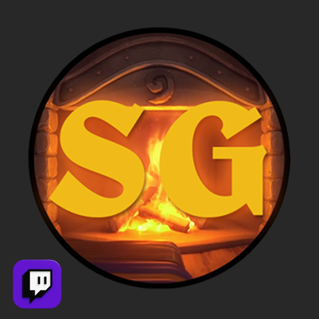 Логотип Twitch канала - "SG"