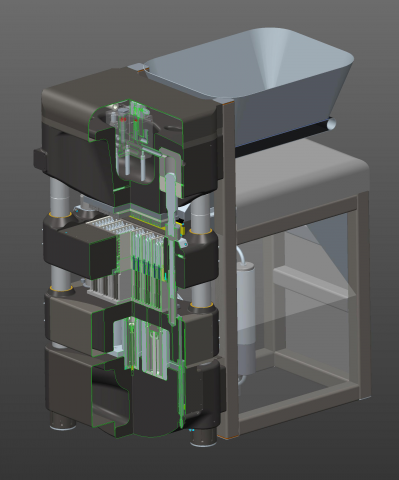 Гидравлический пресс-автомат усилием 600 тонн