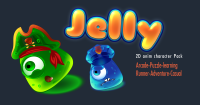 2D Anim Jelly Pack (32 characters)