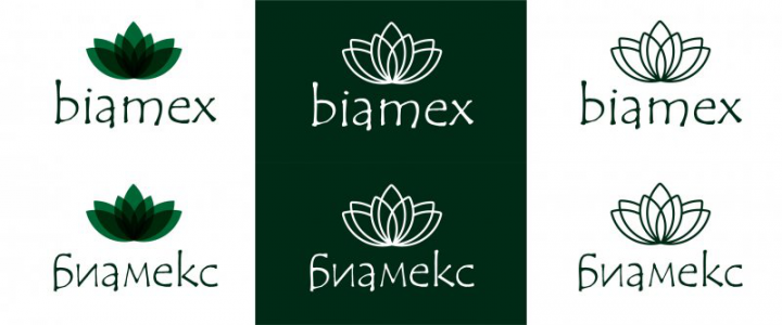 Логотип для для компании Biamex работающей в области косметологи