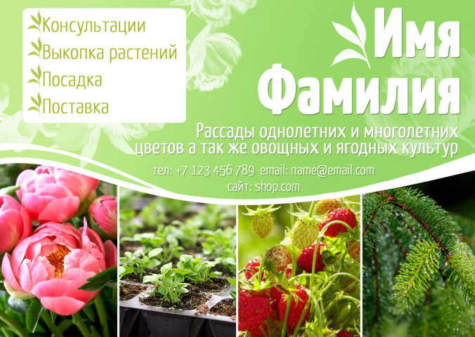 Рекламная листовка