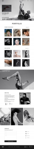 Сайт - портфолио для фотографа