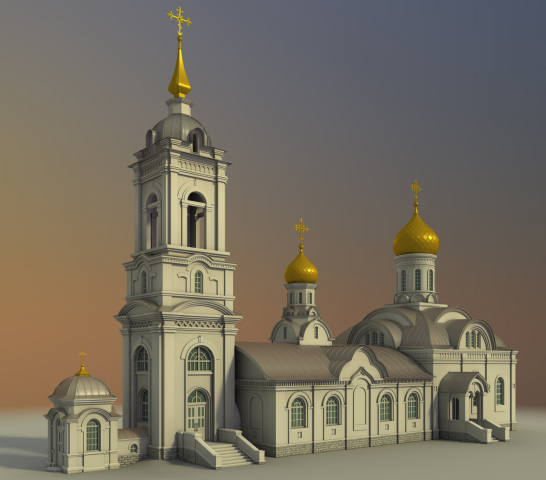 Храм в городе Пущино