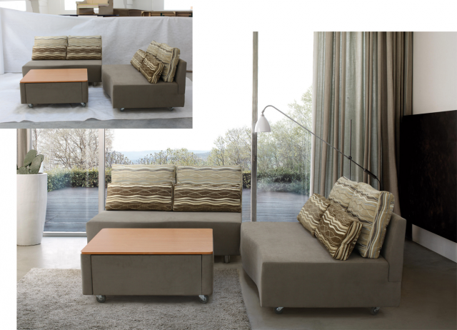 Вставка мебели в интерьер